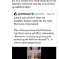 Now I'm no fan of Cardi, but she does have a great parenting fact right there. Monitor your kids. Don't let them watch adult shit until after 18.