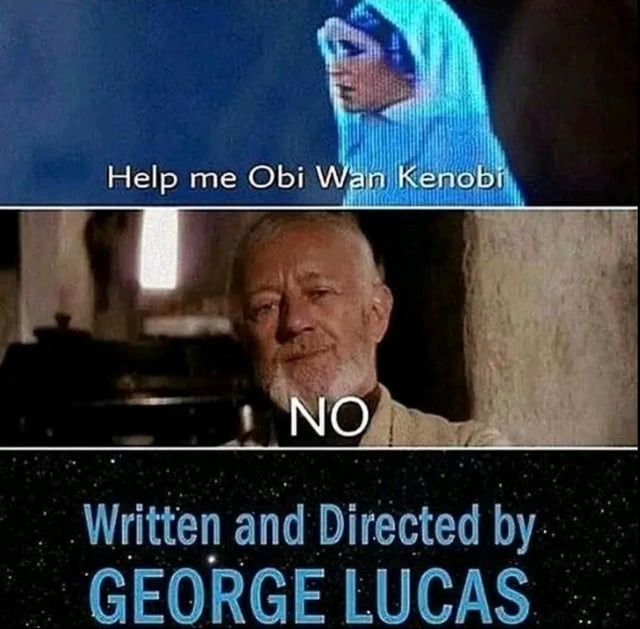 Help me Obi Wan kenobi - meme