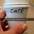 Mark with a "C"
