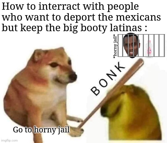 Horny jail has a spécial place for you - meme