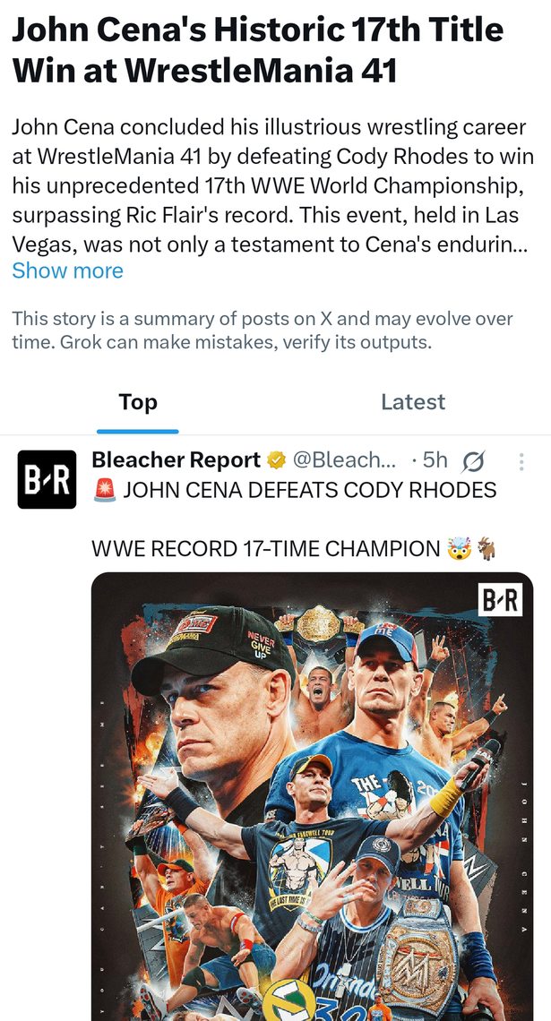 WrestleMania 41 John Cena meme news