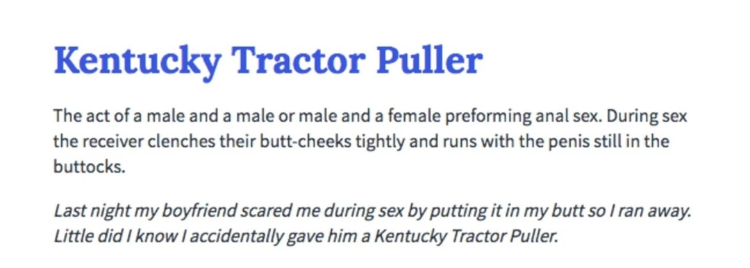Kentucky tractor puller - meme