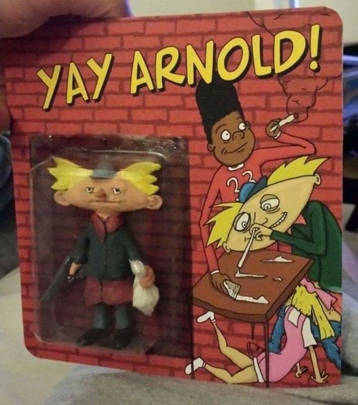 Arnoldo tá diferente - meme