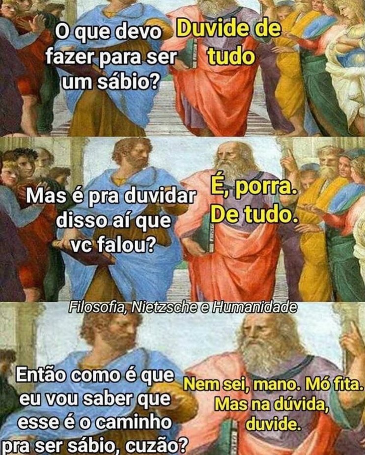 Só sei que sei lá mano - meme