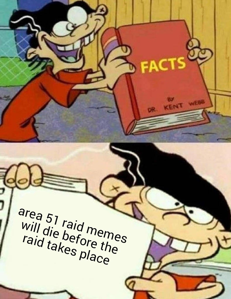 Facts about the raid - meme