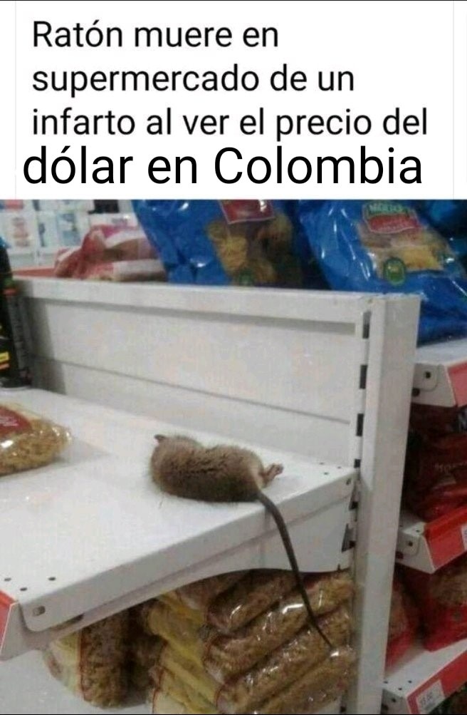 Dólar en Colombia - meme