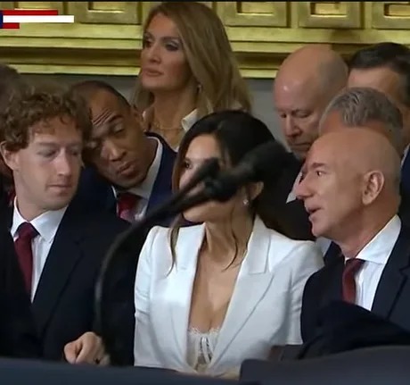 Mark Zuckerberg looking at cleavage meme template