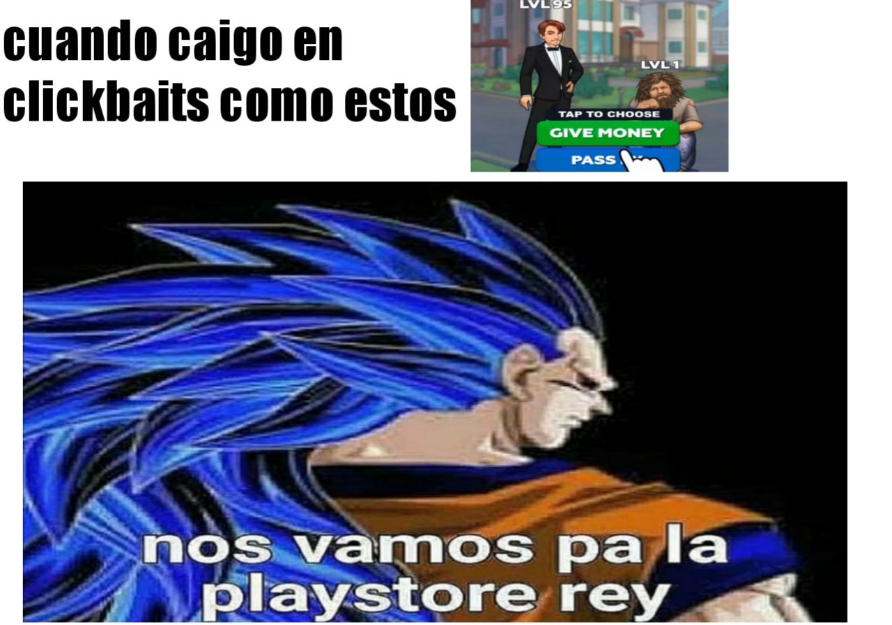 Pa la Playstore mi rey - meme