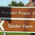 Plante Nuclear al lado de una granja de arañas. Hmmmmm
