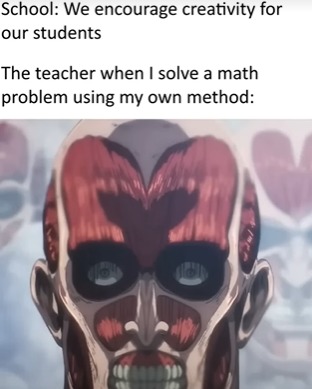 Teachers logic - meme