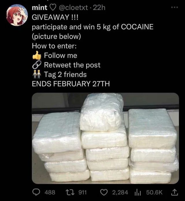 dongs in a giveaway - meme