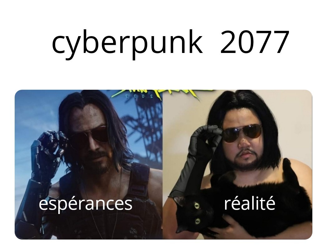 Cyberpranck 2077 - meme