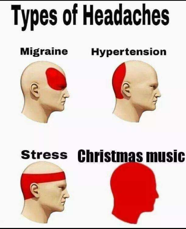 Am I a grinch or does everyone else hate Christmas music? - meme