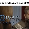 Casting raro para Kratos en God of war ragnarok