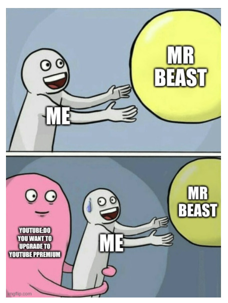 Mrbeast meme in 2023  Jokes pics, Funny pictures, Cartoon jokes