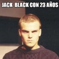 Jack Black con 23 años