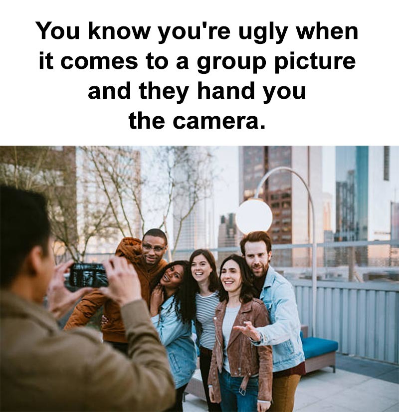 Ugly people - meme
