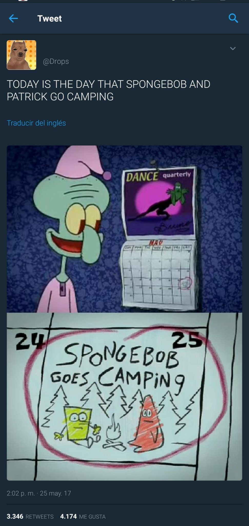 Patrick is my father - meme