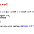WHY IS THE JOSH WEBSITE BLOCKED ON MY SCHOOL WIFI WTF