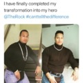 The Rock cosplay