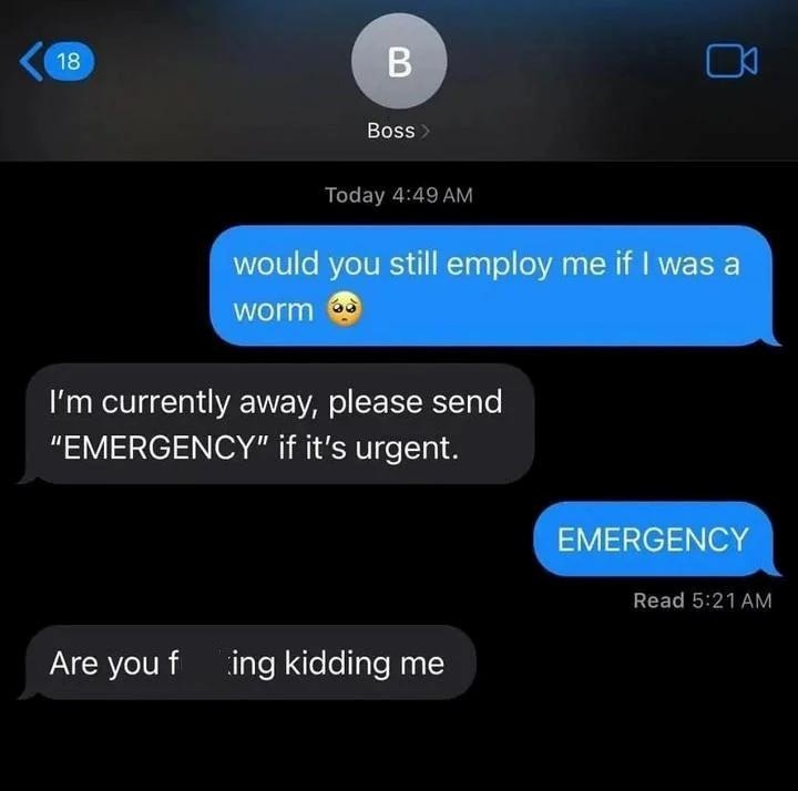 Emergency - meme