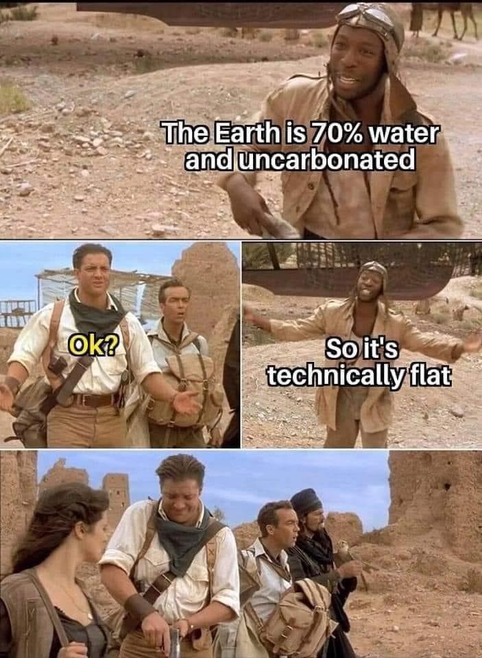 Flat Earth confirmed - meme
