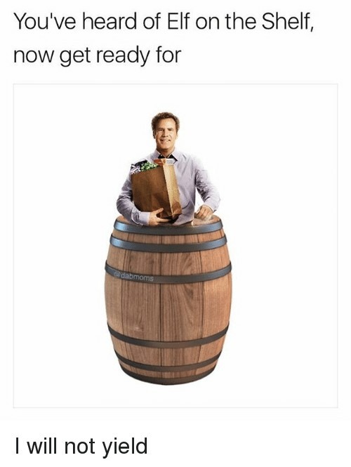 Ferrell in a barrel - meme