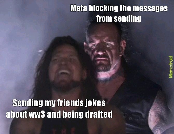 Meta being real scummy - meme