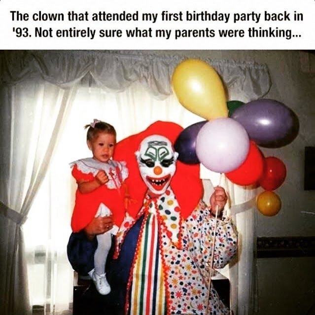 It all started on my first birthday - meme