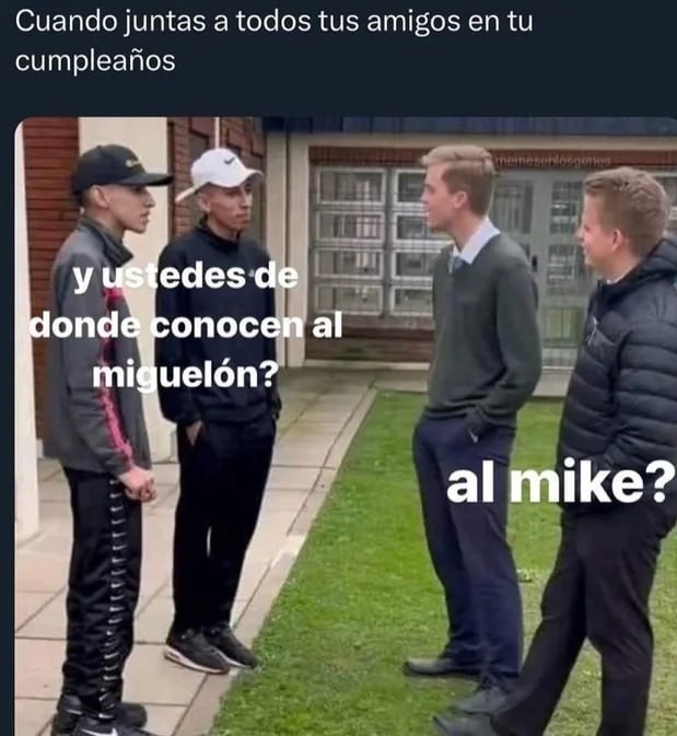 Del Miguelón al MIke - meme