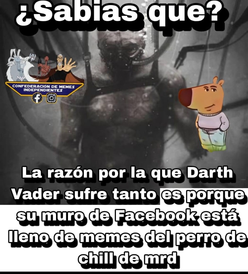 Que por el vader - meme