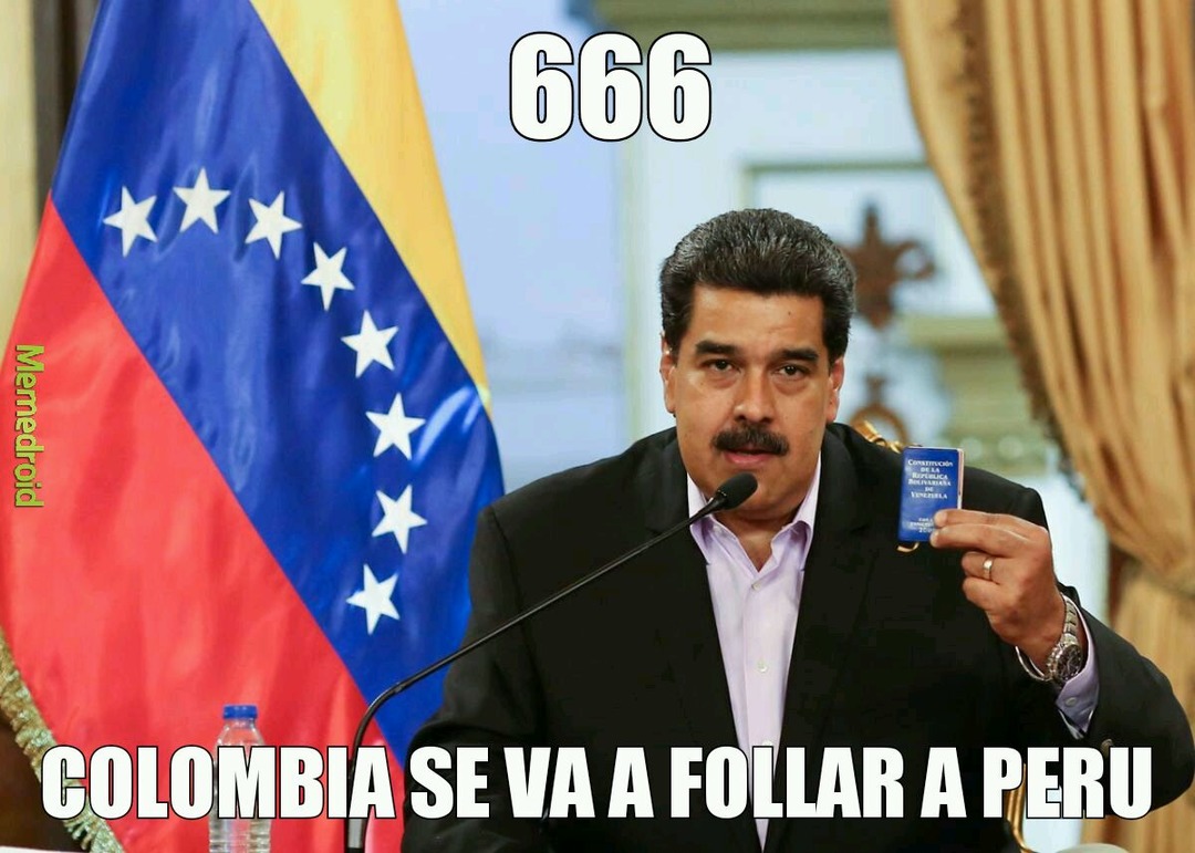 COLOMBIA SE VA A FOLLAR A PERU - meme