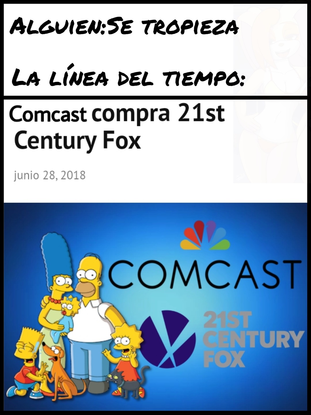 Comcast debió comprar fox y no Disney - meme