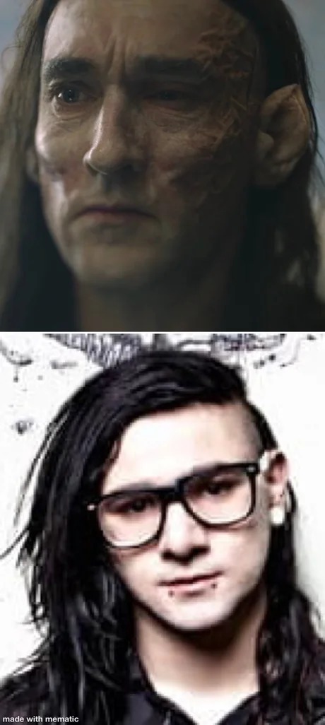 Skrillex is Sauron in The Rings of Power - meme