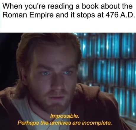 It's the Library of Alexandria - meme