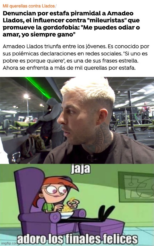 Denuncian a Llados por estafa piramidal - meme