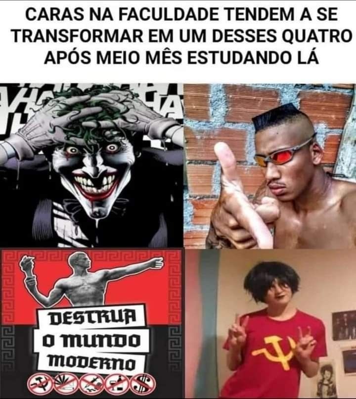 Ainda bem que minha universidade é particular - meme
