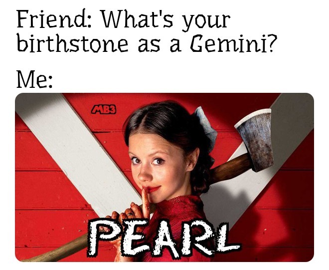 Gemini Pearl - meme