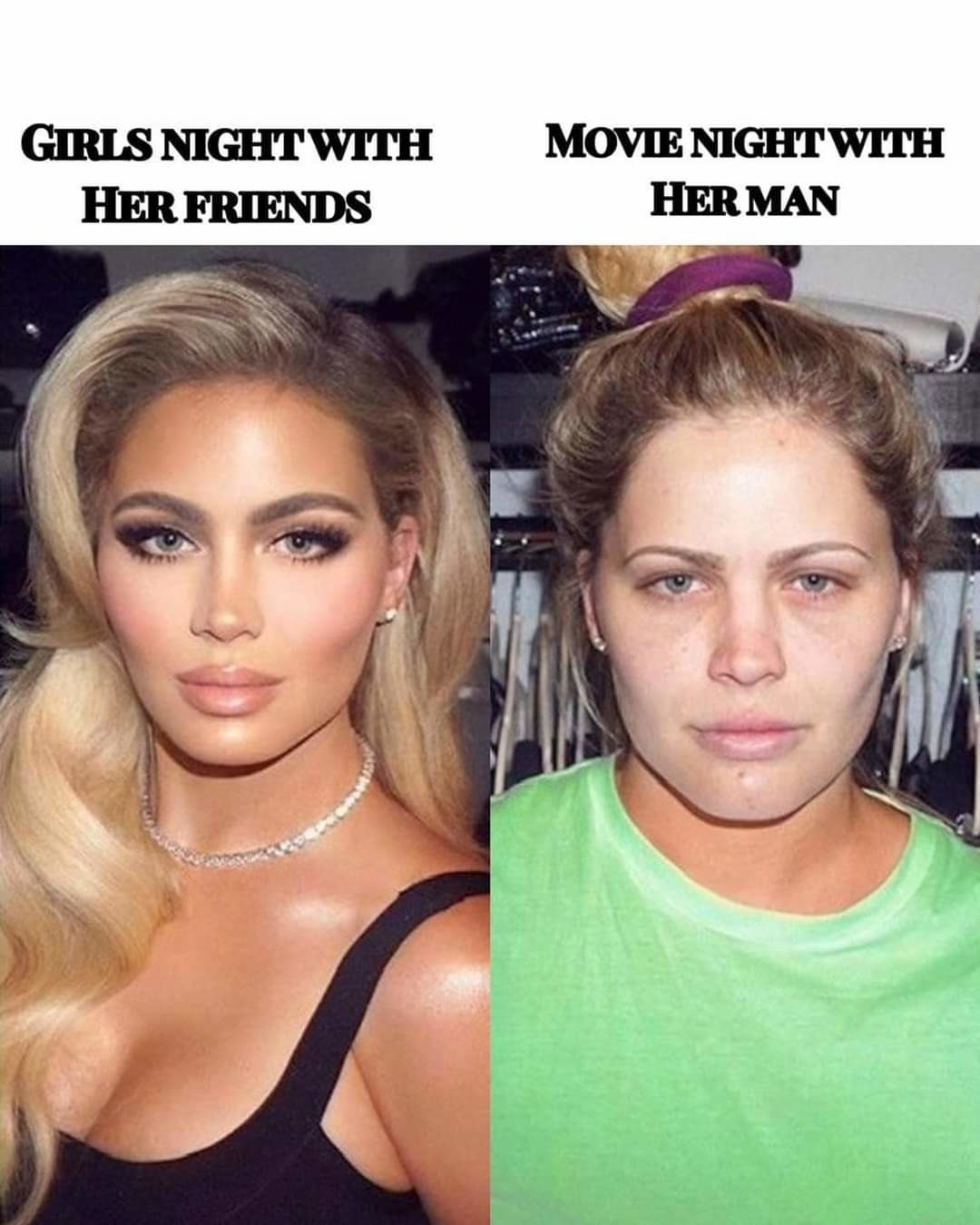 "Just some girls from work" - meme
