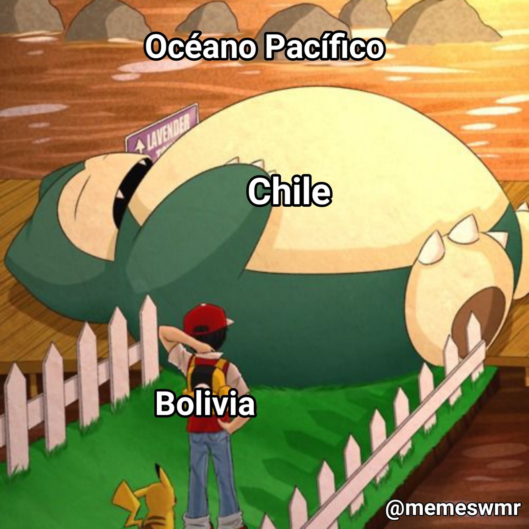 Chile, Bolivia y el mar - meme