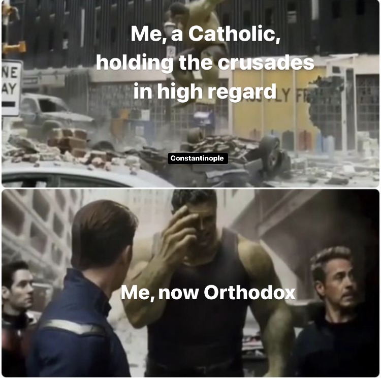 All my homies greatly dislike the catholics for what they did fr fr - meme