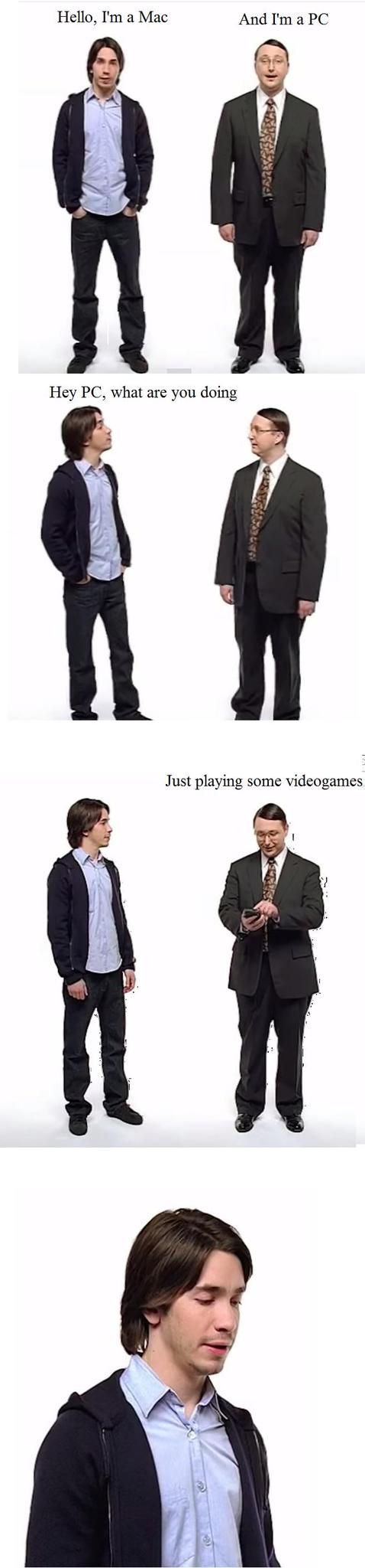That's why there's PC master race and no Apple gamer anything - meme