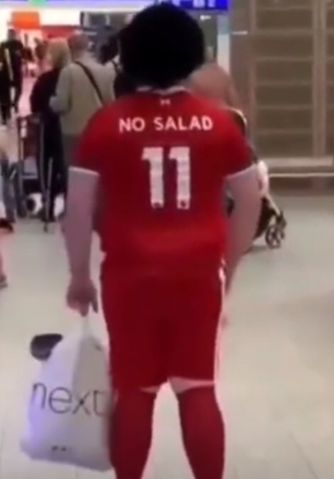El No Salad se comió a Mo Salah - meme