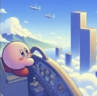 Kirby y el acontecimiento olvidado - meme