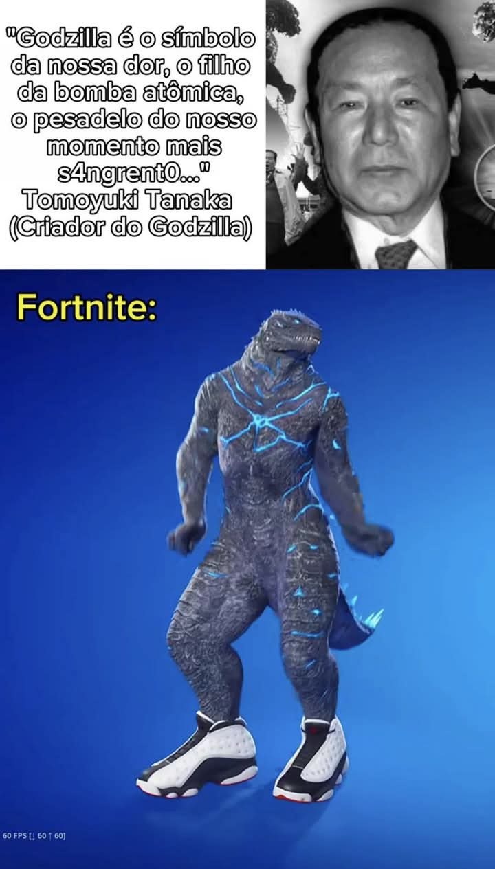 Nossa dor transformada em skin... - meme