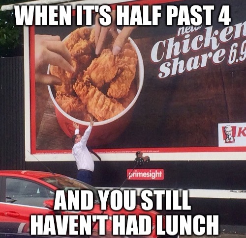 I need food - meme