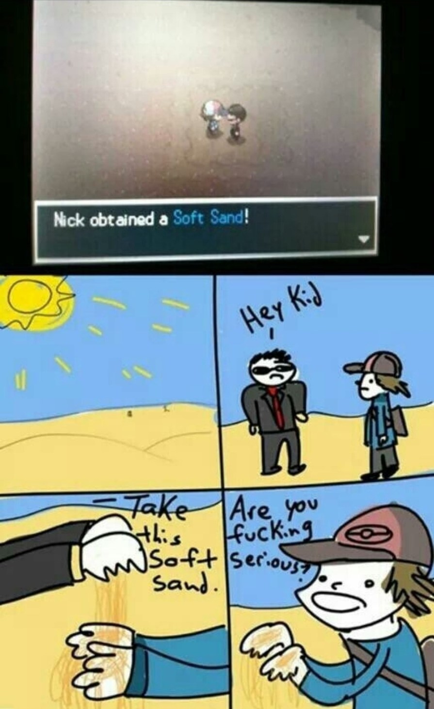 I don't like sand - meme