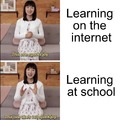 Learning on the internet
