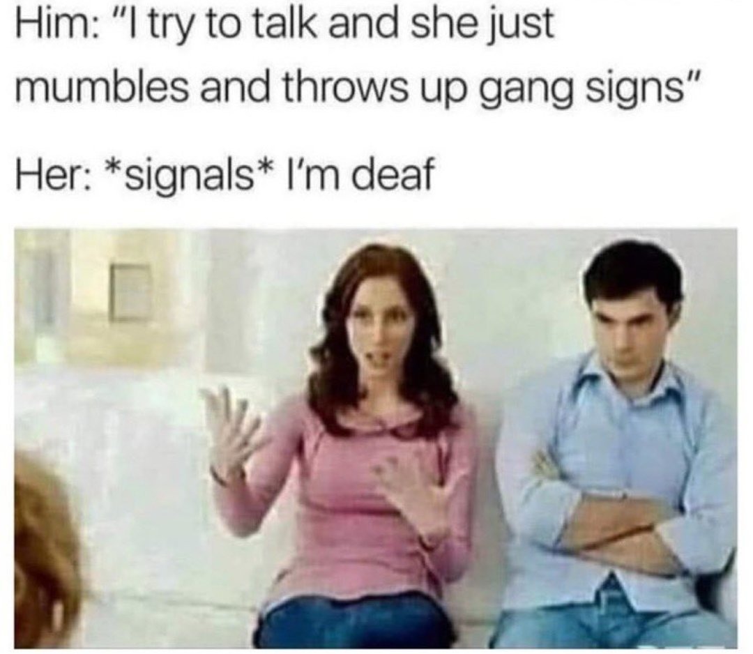 Throwing hands - meme