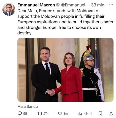 Macron: Europe's security is a group project, apparently - meme